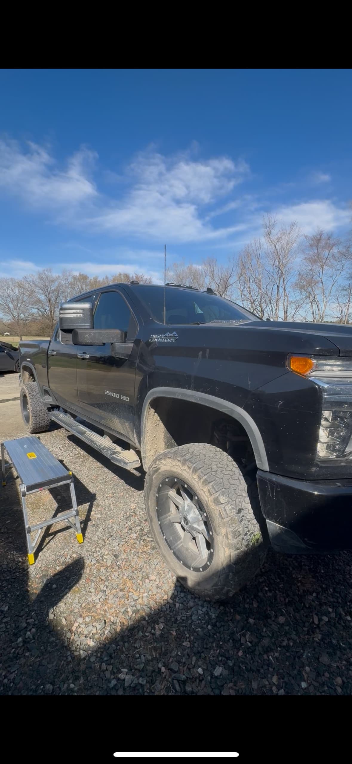 Silverado 2500 before detailing